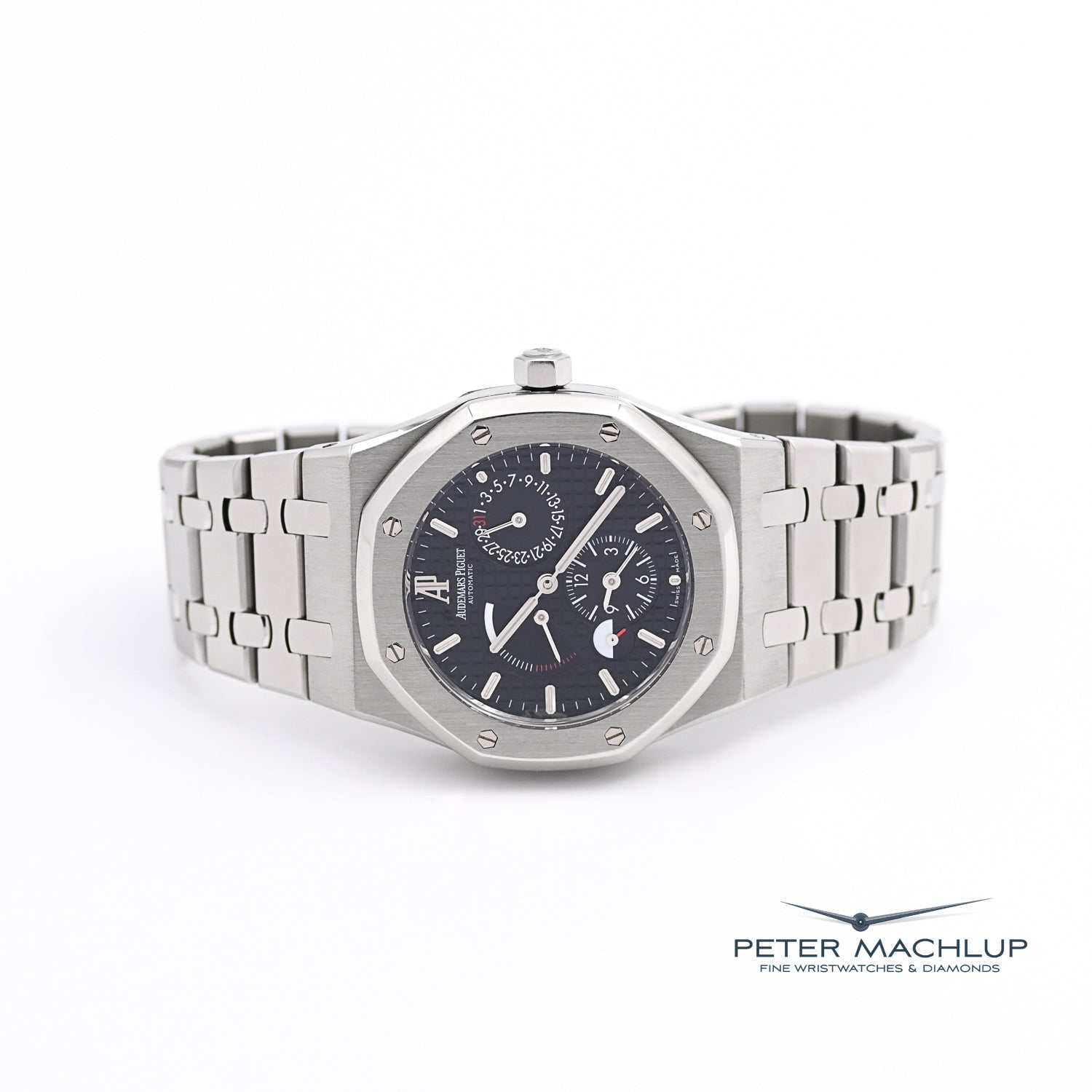 Audemars Piguet Royal Oak Offshore Automatic Dual Time Power Reserve Men's Luxury Watch - Perfect for Business Travel & Formal Occasions