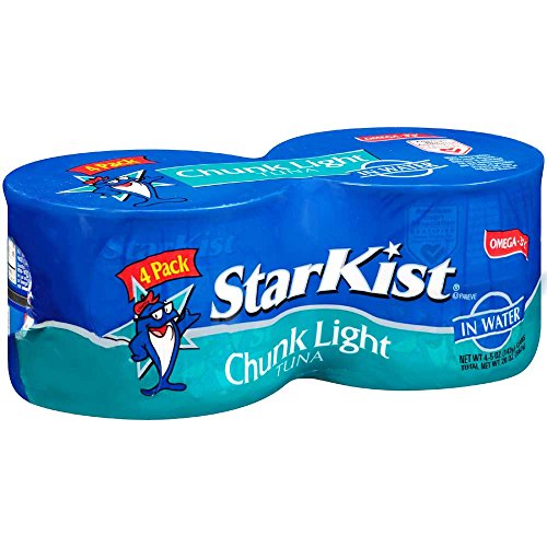 Starkist Chunk Light Tuna in Water - 20oz (6-Pack) | High Protein Canned Tuna for Salads, Sandwiches & Quick Meals | Shelf-Stable Pantry Essential