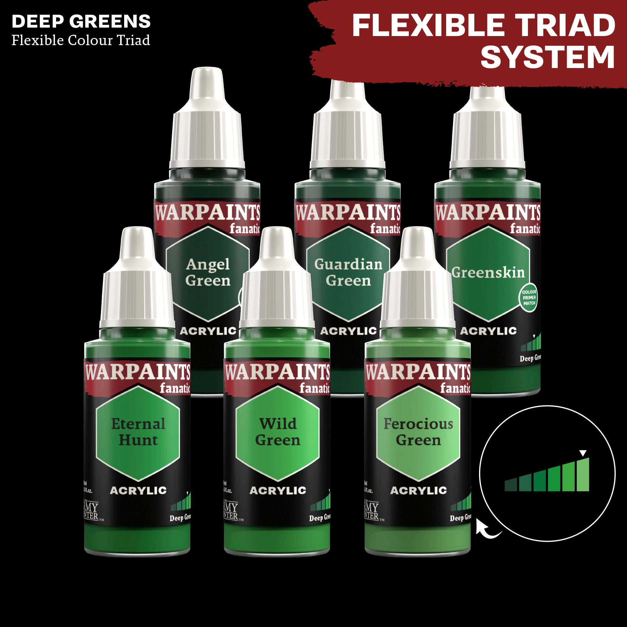 Warpaints Fanatic: Ferocious Green Face Paint - High-Quality Halloween & Cosmetics Makeup for Costume Parties, Theater & Special Effects