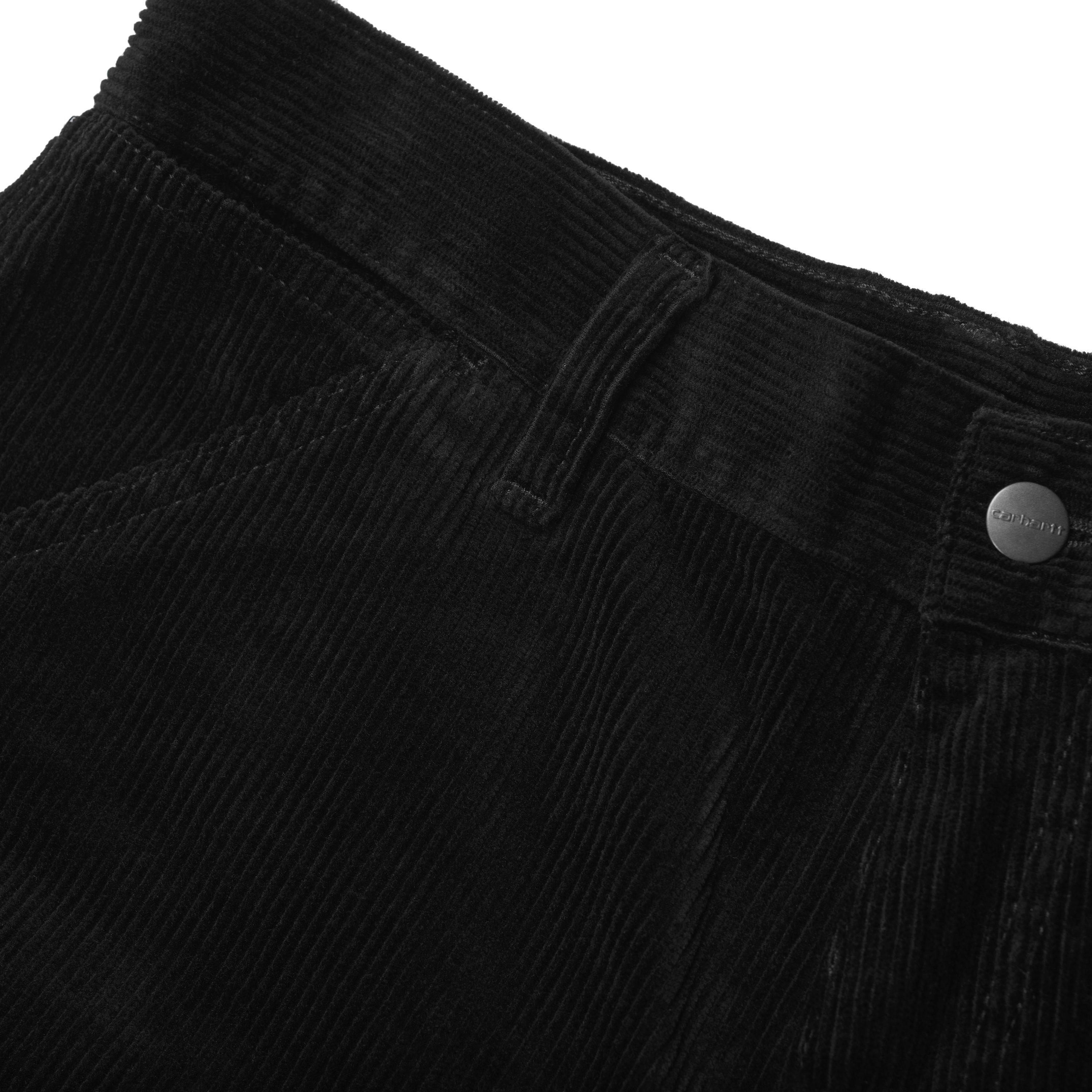Men's Corduroy Single Knee Pants in Black - Comfortable & Stylish Casual Trousers for Work, Outdoor Activities & Everyday Wear
