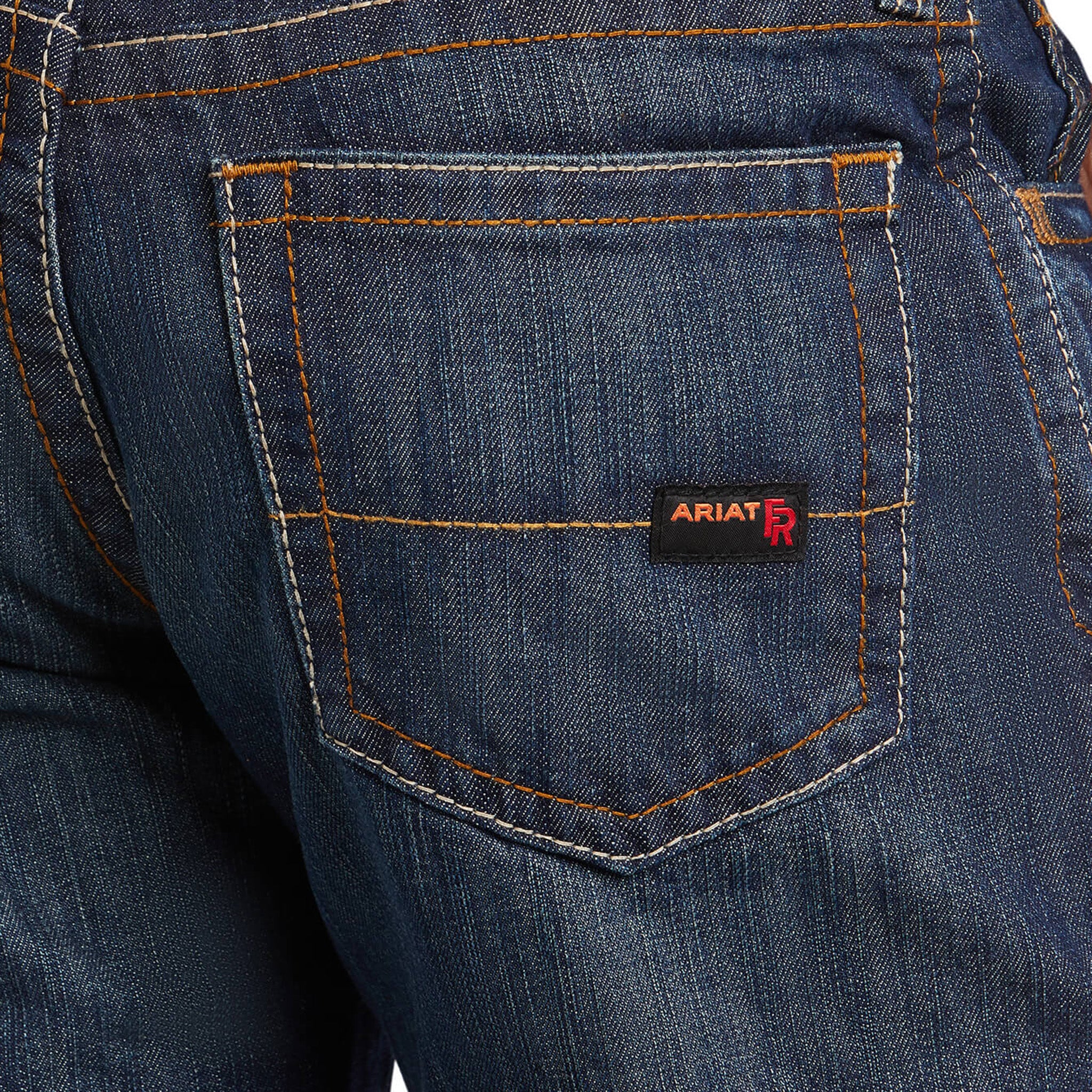 Ariat Men's FR M3 Loose Fit Stackable Jeans - Flame Resistant Work Pants for Construction, Farming & Outdoor Activities