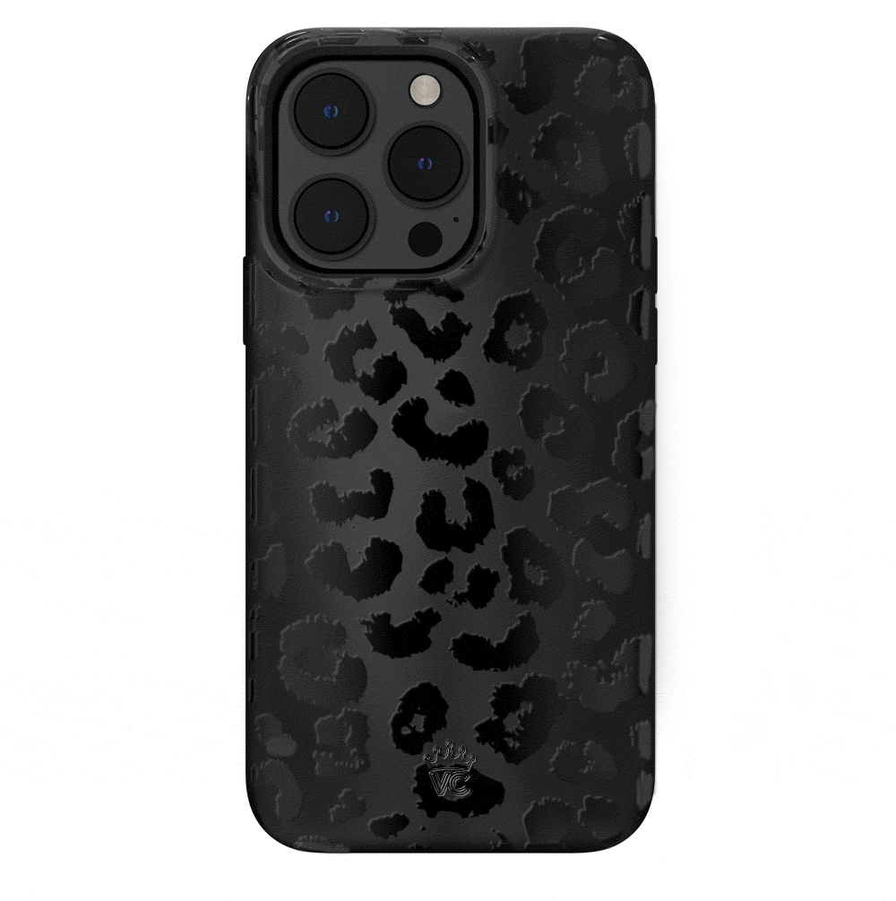 Black Leopard iPhone Case - Stylish & Durable Phone Cover for iPhone [Model] - Perfect for Everyday Protection & Fashion Statement