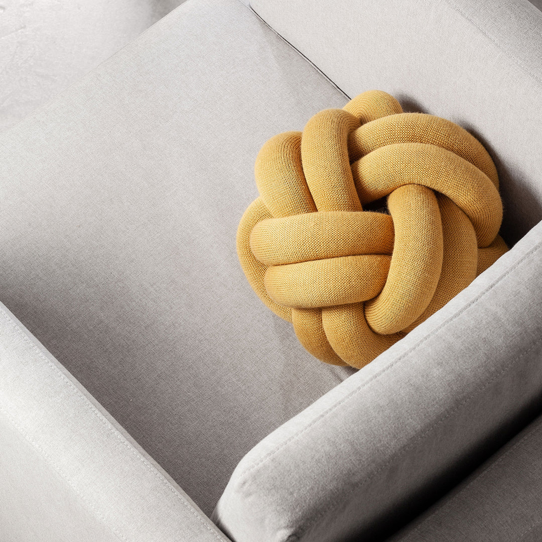 Sigurdardottir Knot Cushion - Stylish Nordic Home Decor Pillow by Design House Stockholm - Perfect for Living Room, Bedroom & Sofa