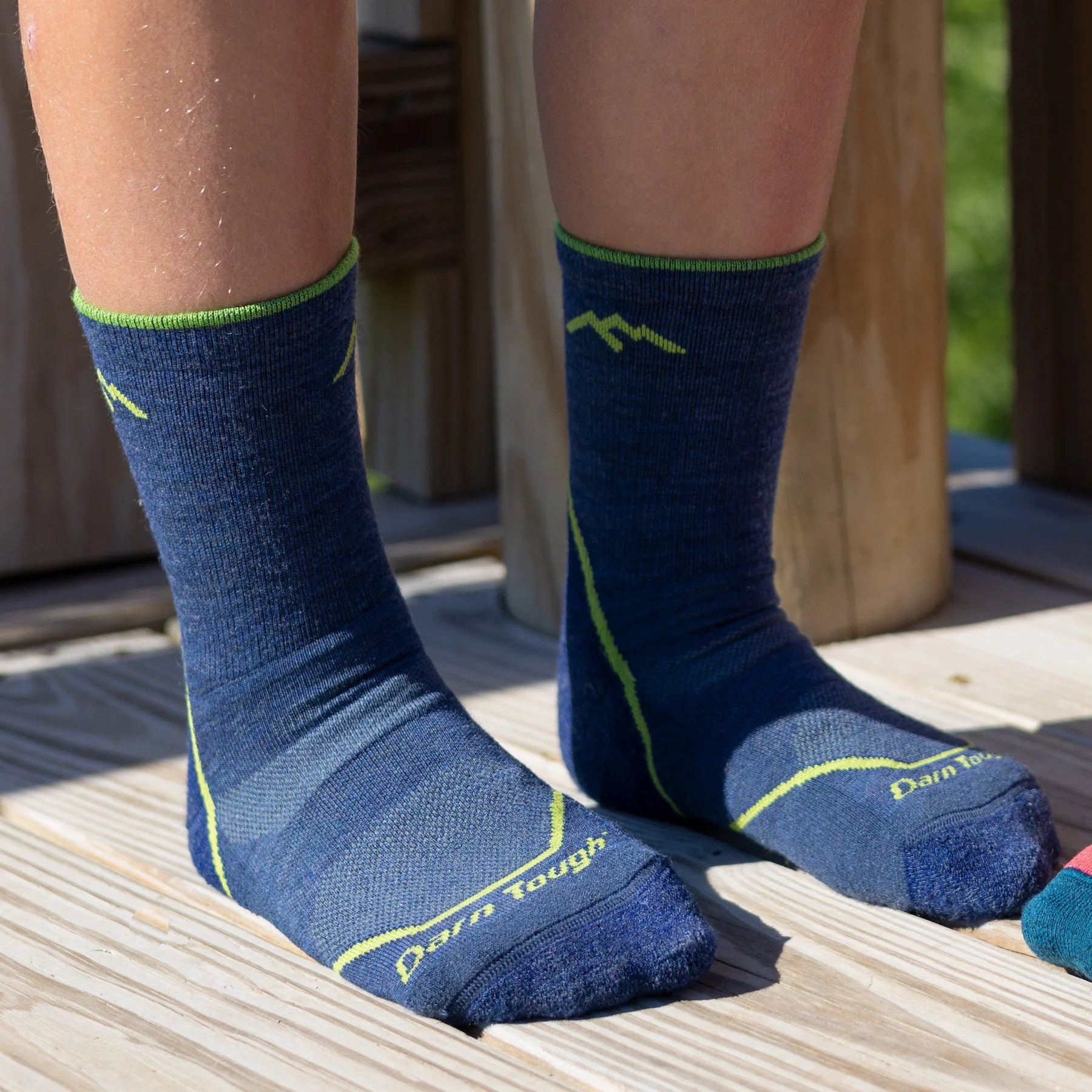 Darn Tough Denim Light Hiker Micro Crew Socks - Comfortable Hiking Socks for Outdoor Adventures & Daily Wear