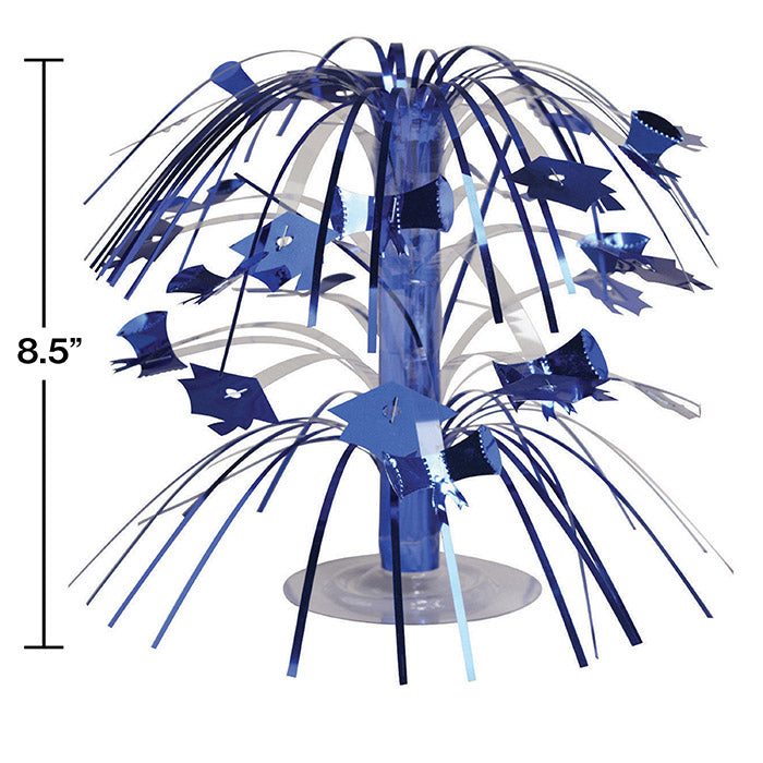12-Piece Bulk Blue Graduation Centerpieces Set - Elegant Party Decorations for Graduation Ceremonies, School Events & Celebrations