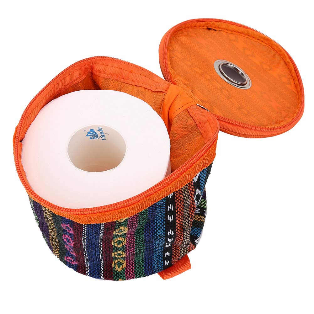 Portable Camping Toilet Paper Holder with Hook - Waterproof Outdoor Tissue Storage for Camping, Hiking, RV & Travel - Compact & Durable Design for Backpacking Adventures
