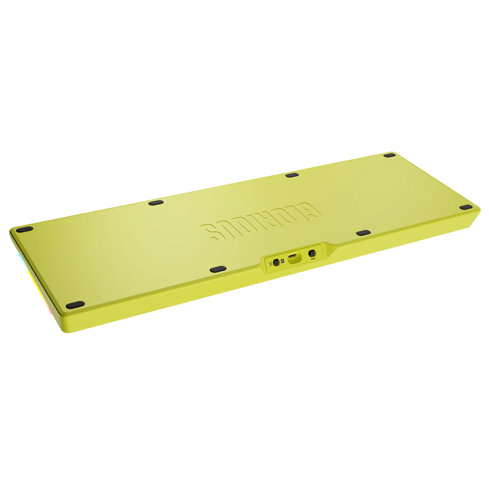 GMMK 3 Limited Edition Metal Bottom Case - Volt Lime Color (100% Size) | Perfect for Custom Mechanical Keyboard Builds & Gaming Setups