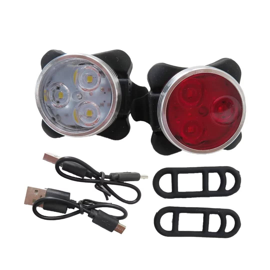 USB Rechargeable LED Bike Taillight - Waterproof Bicycle Rear Safety Light with Multiple Modes for Night Cycling, Running, and Commuting | Perfect for Road Bikes, Mountain Bikes & Urban Cycling Accessories