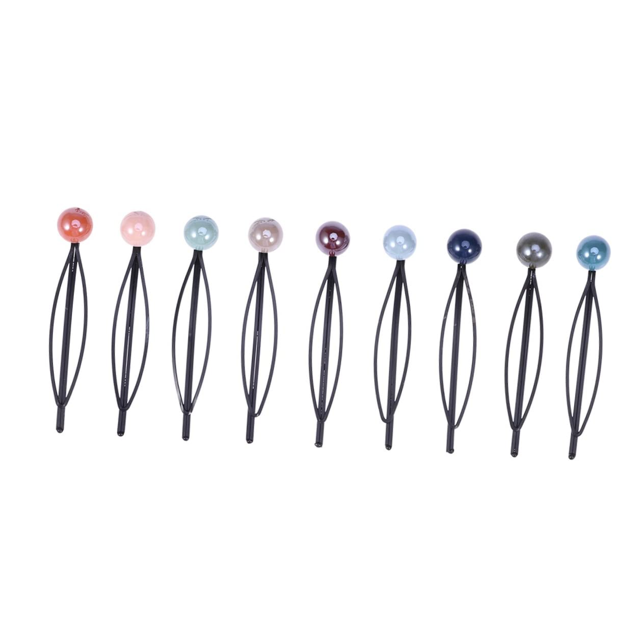 Lurrose 9-Piece Pearl Hair Clips Set for Women - Elegant Hair Barrettes, Bobby Pins & Hair Jewelry - Perfect for Weddings, Parties & Everyday Styling