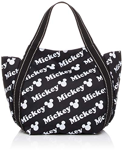 Mickey All Over Pattern Black