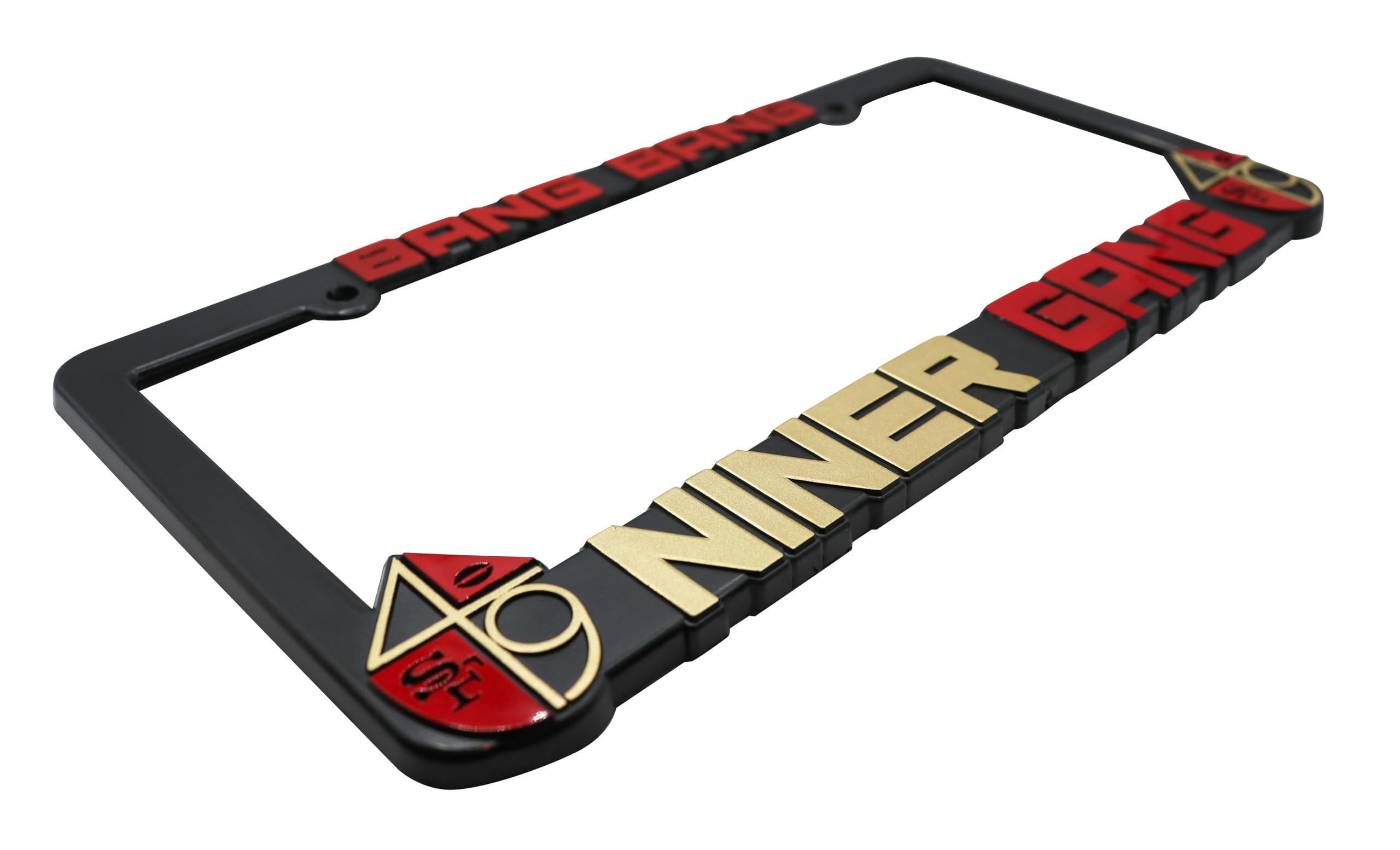 3D San Francisco License Plate Frame - Universal ABS Cover for Car, Truck & SUV - Auto Accessories for Road Trips