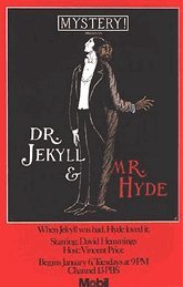Dr. Jekyll and Mr. Hyde Vintage Mystery Movie Poster - Classic PBS Film Art Print for Home Theater & Gothic Decor