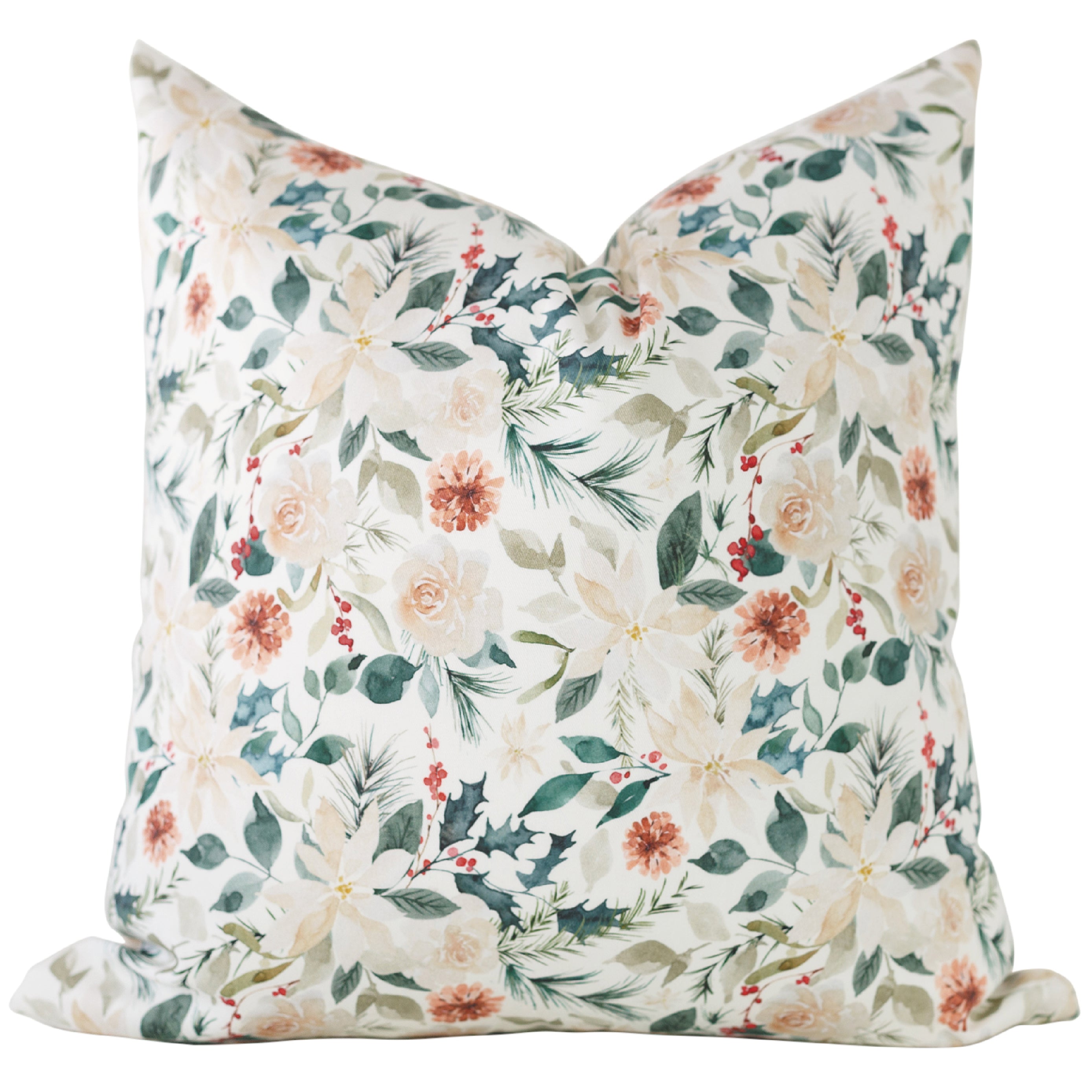 Cheyenne Floral Pillow Cover - Bohemian Decorative Cushion Case for Sofa, Bed, Living Room - 18x18 Inches - Home Decor Accent for Cozy & Stylish Spaces