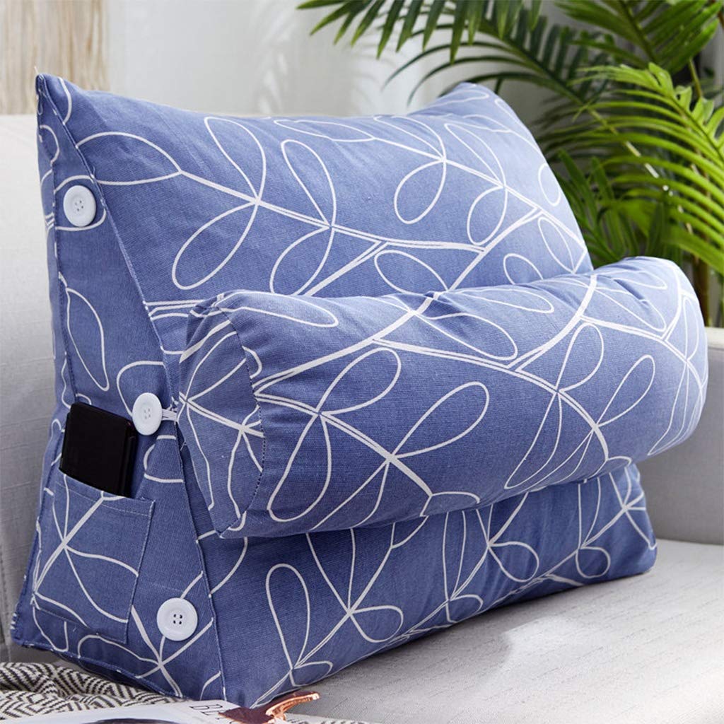 **Adjustable Wedge Pillow for Neck Support & Back Pain Relief - 24x20x9 Inch Lumbar Support Cushion for Sleeping, Reading & Posture Correction - Ideal for Sofa, Bed & Office Chair - Perfect for Side Sleepers, Acid Reflux & Recovery After Surgery**
