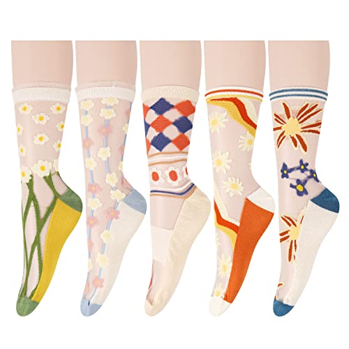 5 Pack-colorful Flowers