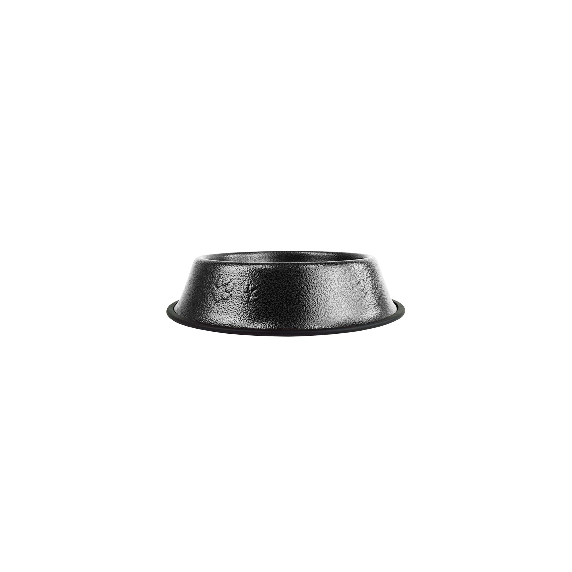 Platinum Pets Non-Tip Stainless Steel Dog Bowl - 10 Oz Small Pet Food & Water Dish - Silver Vein Finish - Durable & Spill-Proof for Puppies, Cats, Travel & Home Use
