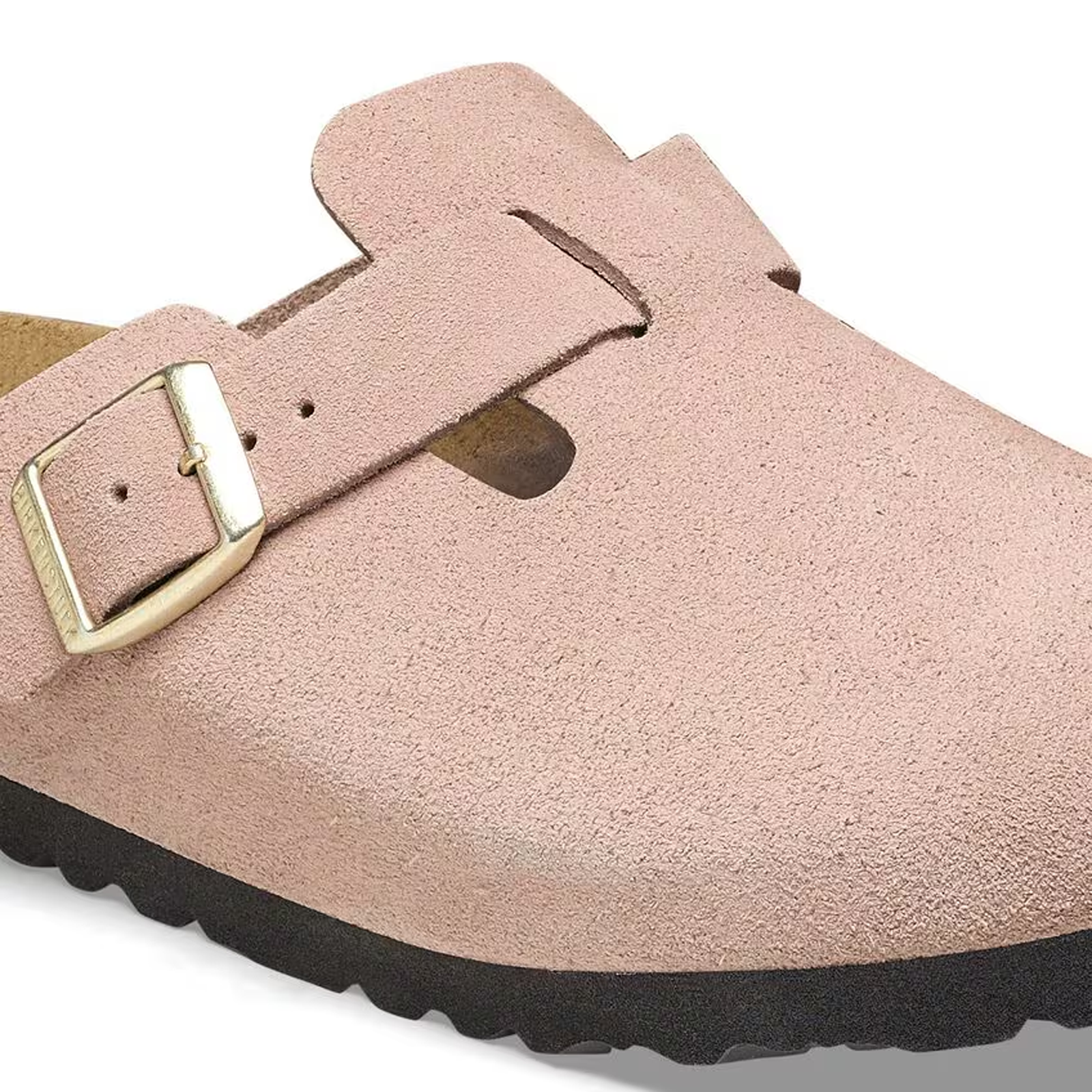Birkenstock Boston Narrow Clog for Women - Light Rose Suede Comfort Shoes | Perfect for Home, Office & Casual Wear