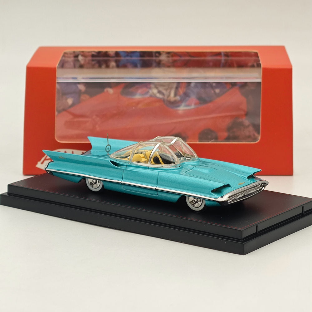 1/64 HRN Model 1955 FUTURA CONCEPT Diecast Car - Green Collectible Miniature Vehicle for Display, Gifts & Car Enthusiasts