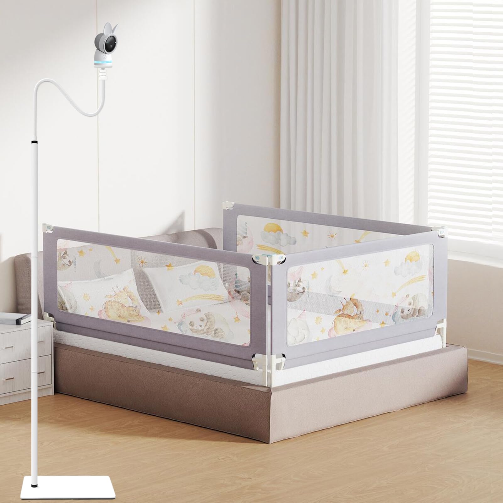 ARENTI 2K Ultra HD Baby Monitor Mount Stand - Adjustable Camera Holder for P2Q Baby Monitor (68.7 inch, Camera Not Included) - Perfect for Nursery, Bedroom & Home Security Monitoring