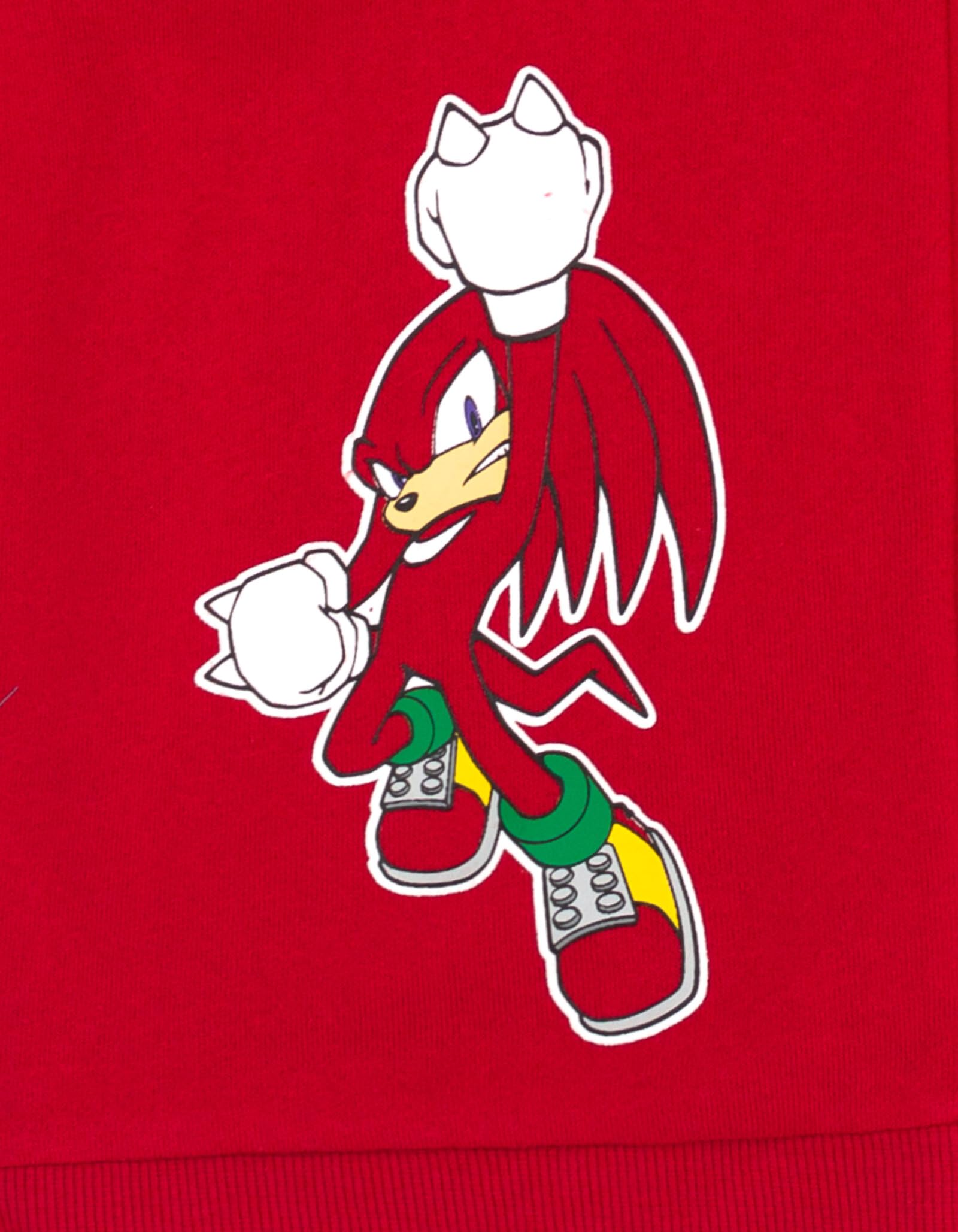 SEGA Sonic the Hedgehog Shadow & Knuckles Fleece Zip-Up Hoodie for Kids - Warm & Cozy Winter Jacket for Toddler to Big Kid (Ages 2-12) | Perfect for Playdates, School & Outdoor Adventures