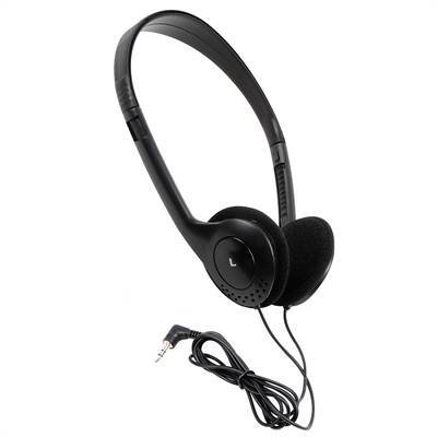 Affordable Stereo Headphones with Adjustable Headband & 4ft Cord - Perfect for Gaming, Music, Online Classes & Remote Work