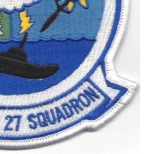 VT-27 Aviation Air Training Squadron Twenty Seven Embroidered Patch - Military Collectible, Pilot Gift, Flight Jacket Decoration for Aviation Enthusiasts