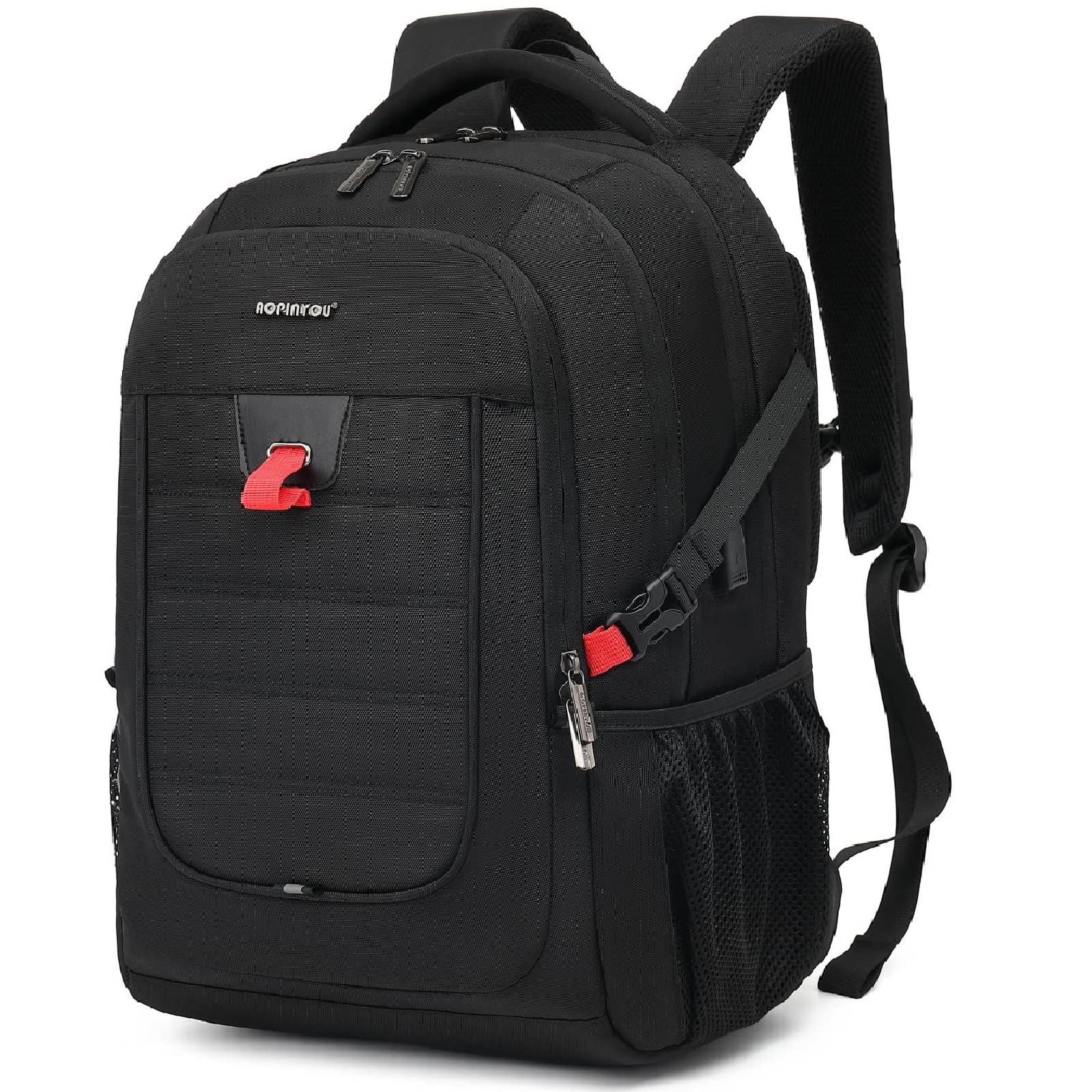 Large Durable Laptop Backpack with USB Charging Port, Anti-Theft & Water-Resistant Travel Computer Bag for Men, Women, Boys & Girls, Fits 17-Inch Laptops, Ideal for College, School, Work & Daily Commute