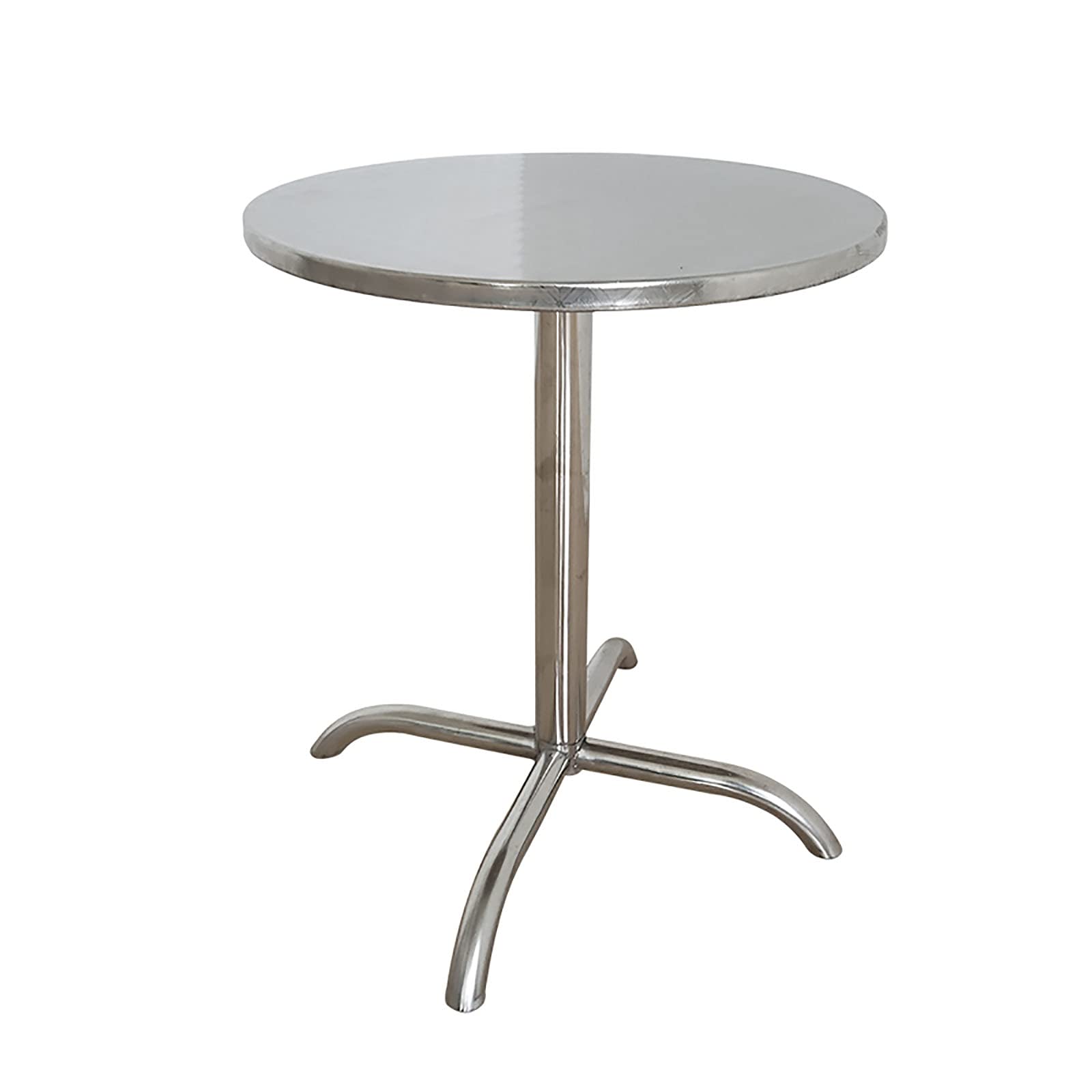 Nordic Style Round Coffee Table - 60cm Small Side Table for Living Room, Balcony & Outdoor Use - Modern Home Decor in 304 Color