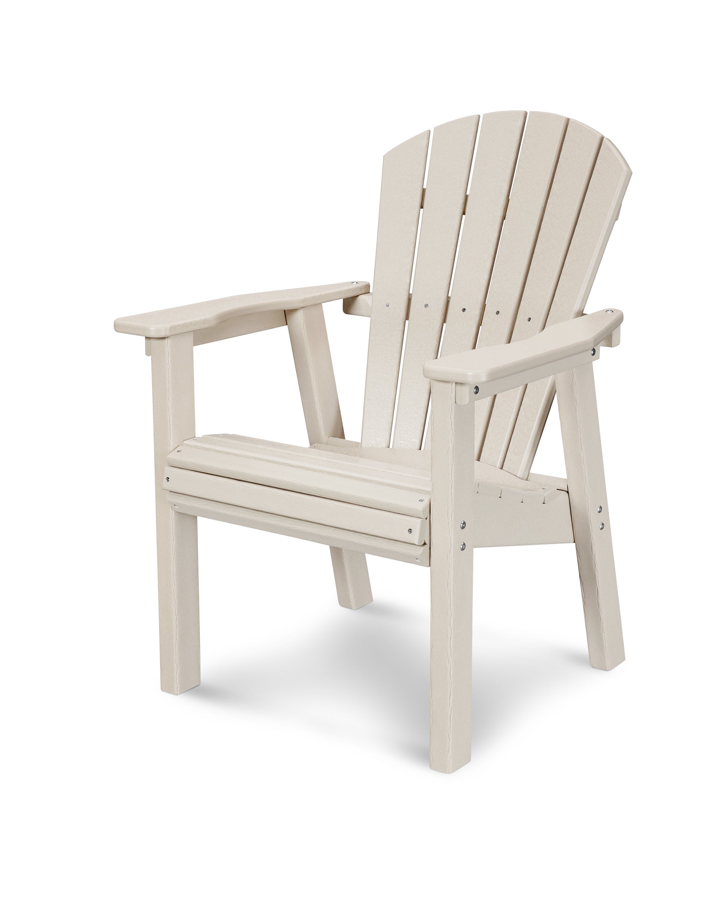 POLYWOOD Seashell Dining Chair - Durable Outdoor Furniture, All-Weather Resin Wicker, Comfortable Patio Seating for Backyard, Deck, Poolside & Garden Use