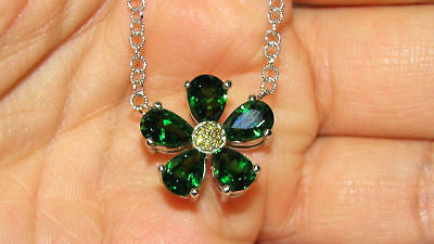 4.60CT Natural Tsavorite Yellow Diamond Pendant - Elegant Jewelry for Women, Perfect for Weddings, Anniversaries & Special Occasions
