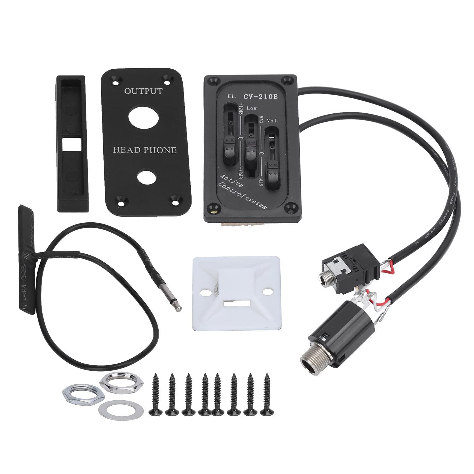 **Electric Violin Pickup Set - Lightweight Soundhole Pickup with Adjustable EQ & Silent Mode for CV-210E - Perfect for Live Performances, Recording & Practice**
