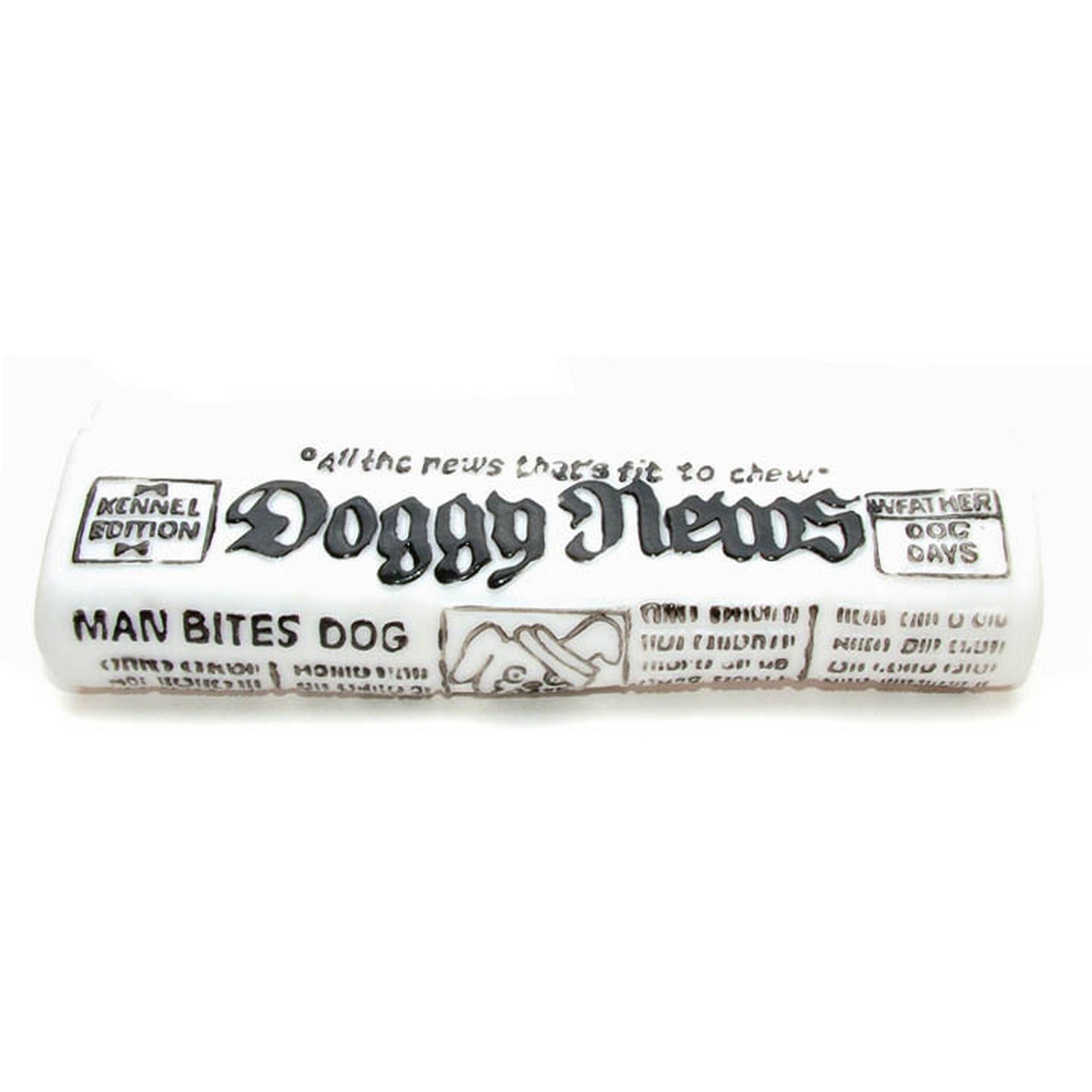 Classic Pet Products Vinyl Newspaper Ball Toy - Durable Chew Toy for Dogs, Fun Fetch & Interactive Play for Puppies