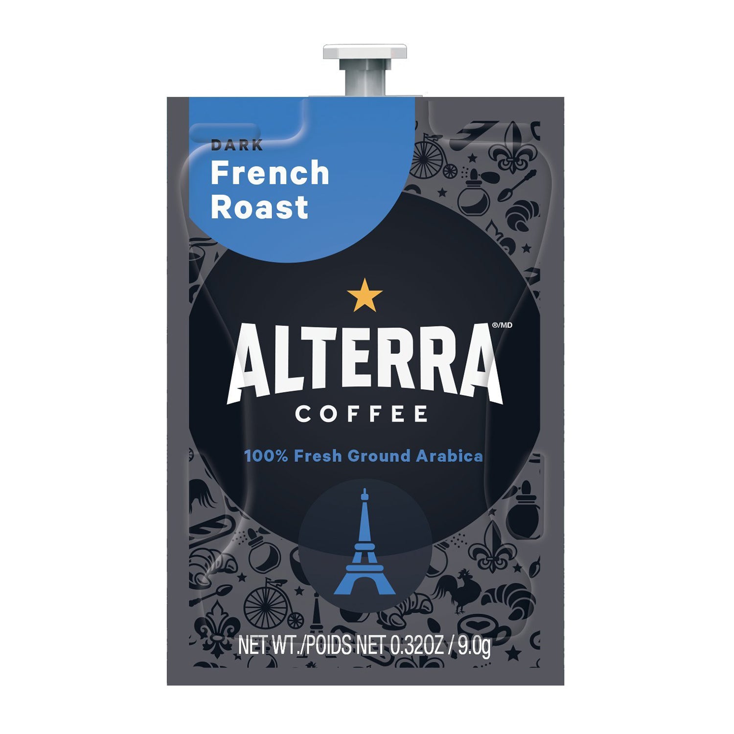 Freshly Roasted Flavia Alterra French Roast Coffee Pods - 20 Count or 100 Case Pack - Perfect for Office, Home Brewing & Coffee Lovers