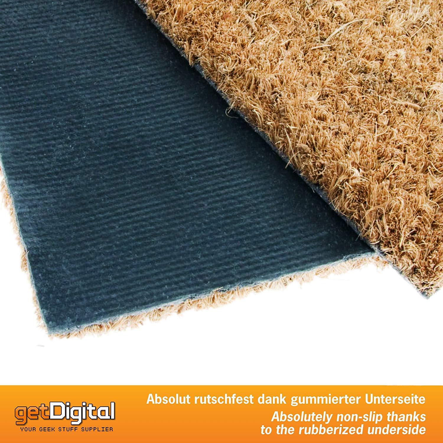Anti-Slip Floor Mat for Home & Office - Non-Slip Computer Chair Mat Protects Hardwood Floors - Perfect for Gaming, Workstation & Desk Setup