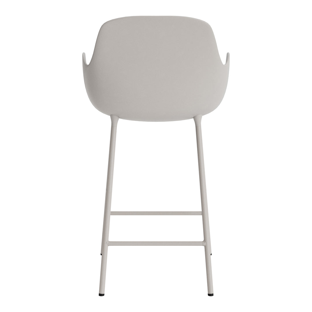 Modern Form Counter Armchair - Stylish Bar Stool for Kitchen Island, Breakfast Nook & Home Bar - Adjustable Height & Comfortable Seating for Dining & Entertaining