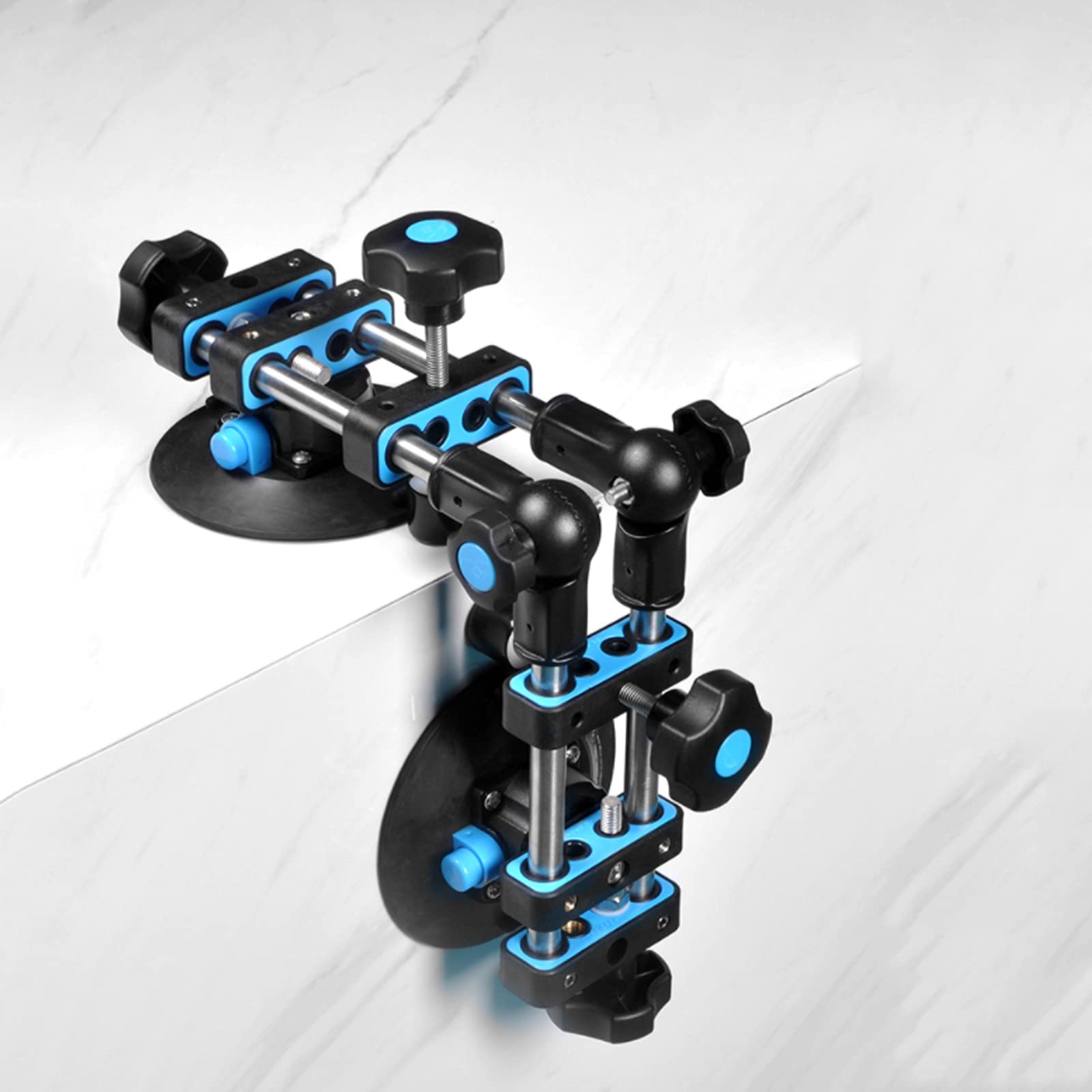 NPZBMGB Stone Seamless Seam Setter with Vacuum Suction Cups - Adjustable Granite, Marble & Slab Leveling Tool for Perfect Seam Joining - Ideal for Countertop Installation & Stone Fabrication Projects