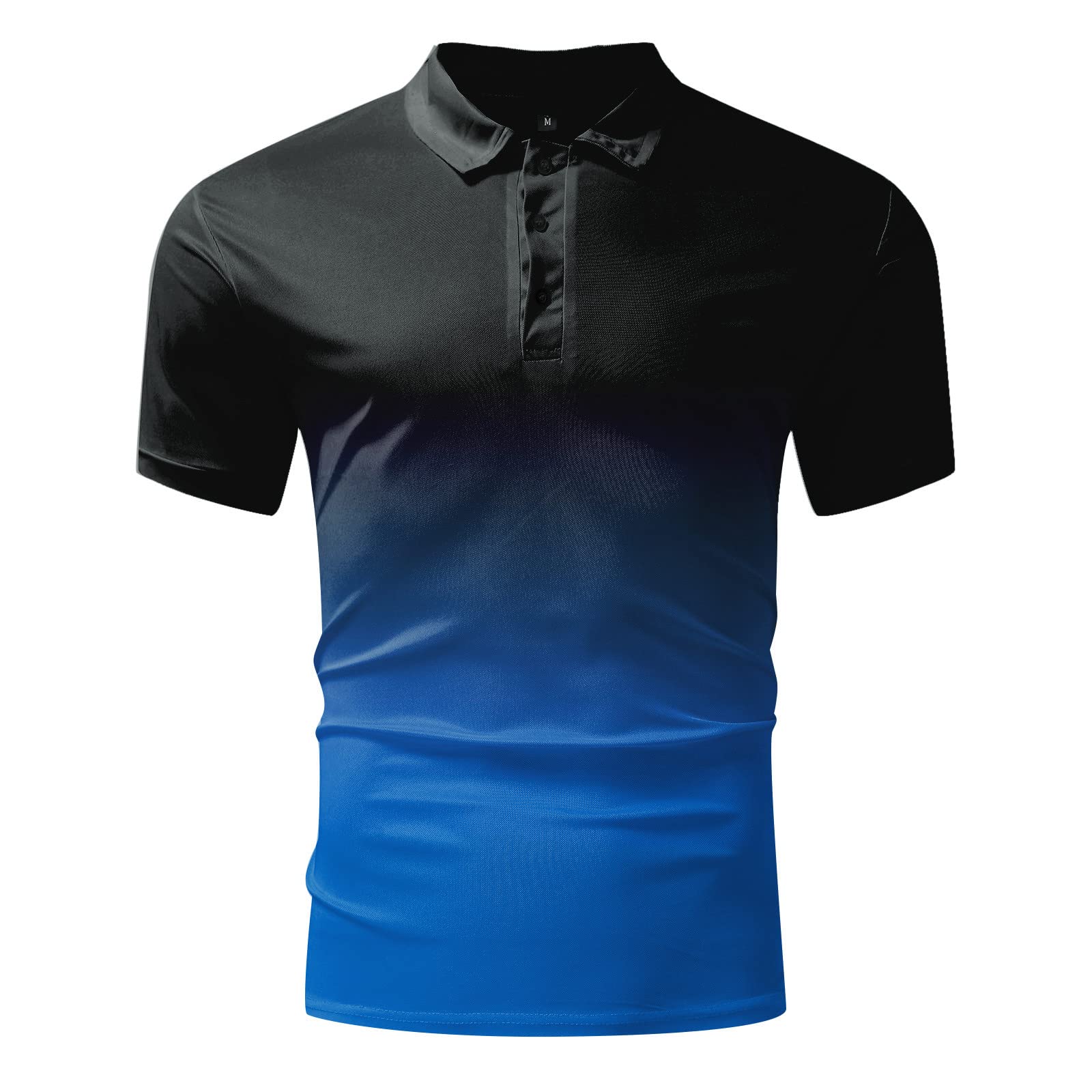 **Men's Polo Shirts & Henley Shirts - Casual Crew Neck Short Sleeve T-Shirts for Workout, Gym, and Everyday Wear**    **使用场景:** Perfect for workouts, gym sessions, casual outings, and everyday comfort.