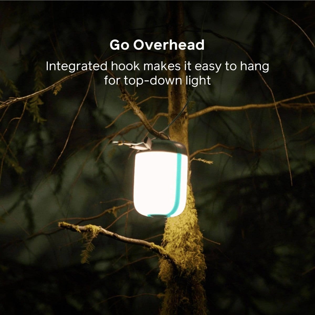 Alpenglow 500 - Premium Outdoor LED Camping Lantern with 500 Lumens, Waterproof & Rechargeable for Hiking, Backpacking, Emergency & Power Outages