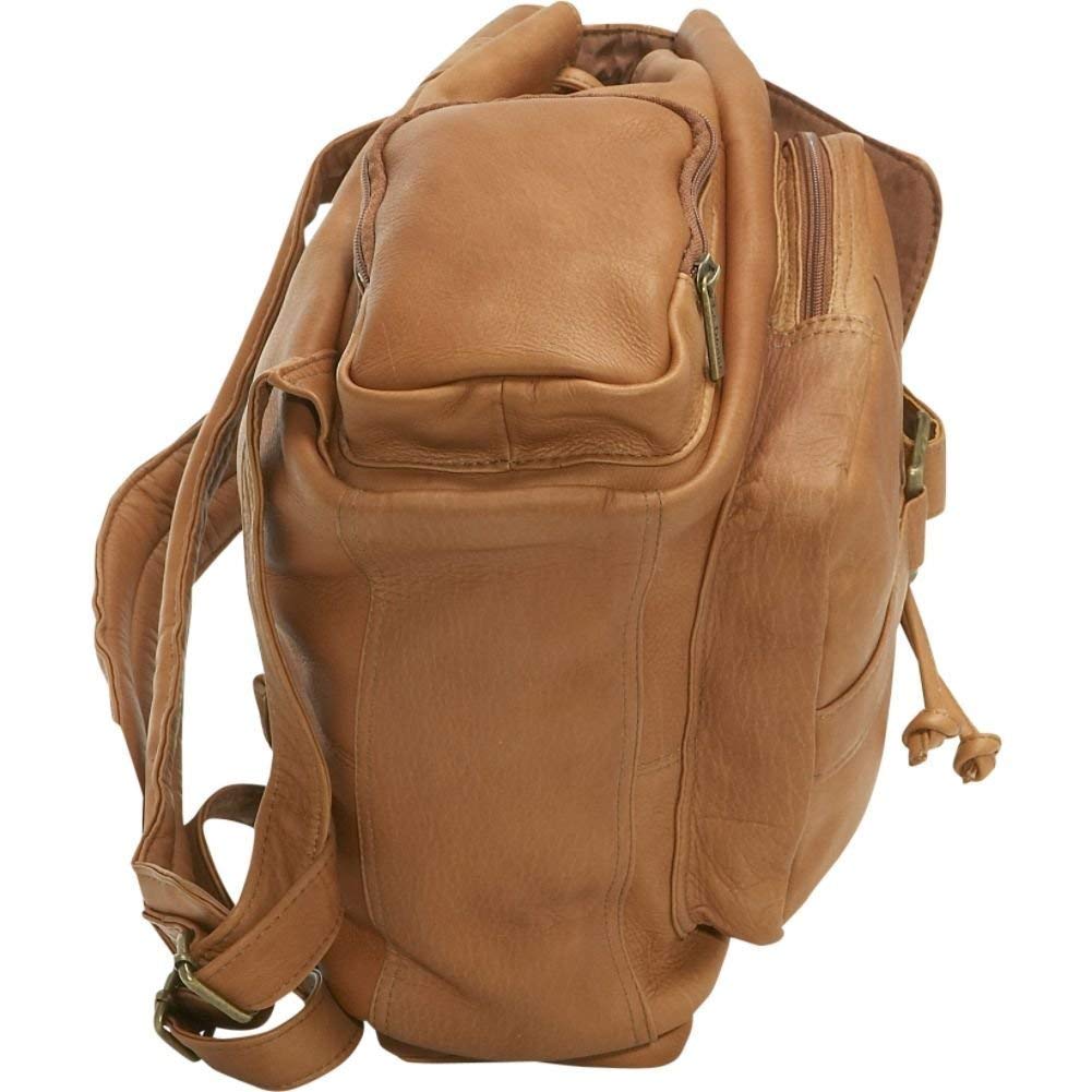 Premium Full-Grain Colombian Vaquetta Cowhide Leather Backpack for Women - 15