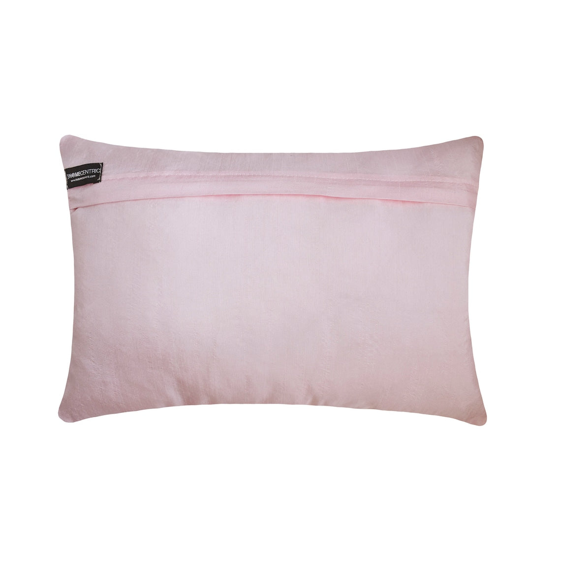 Elegant Amaranth Pink Silk Lumbar Pillow Cover - Luxury Decorative Throw Pillow Case for Sofa, Bed, Couch - Perfect for Living Room, Bedroom & Home Decor