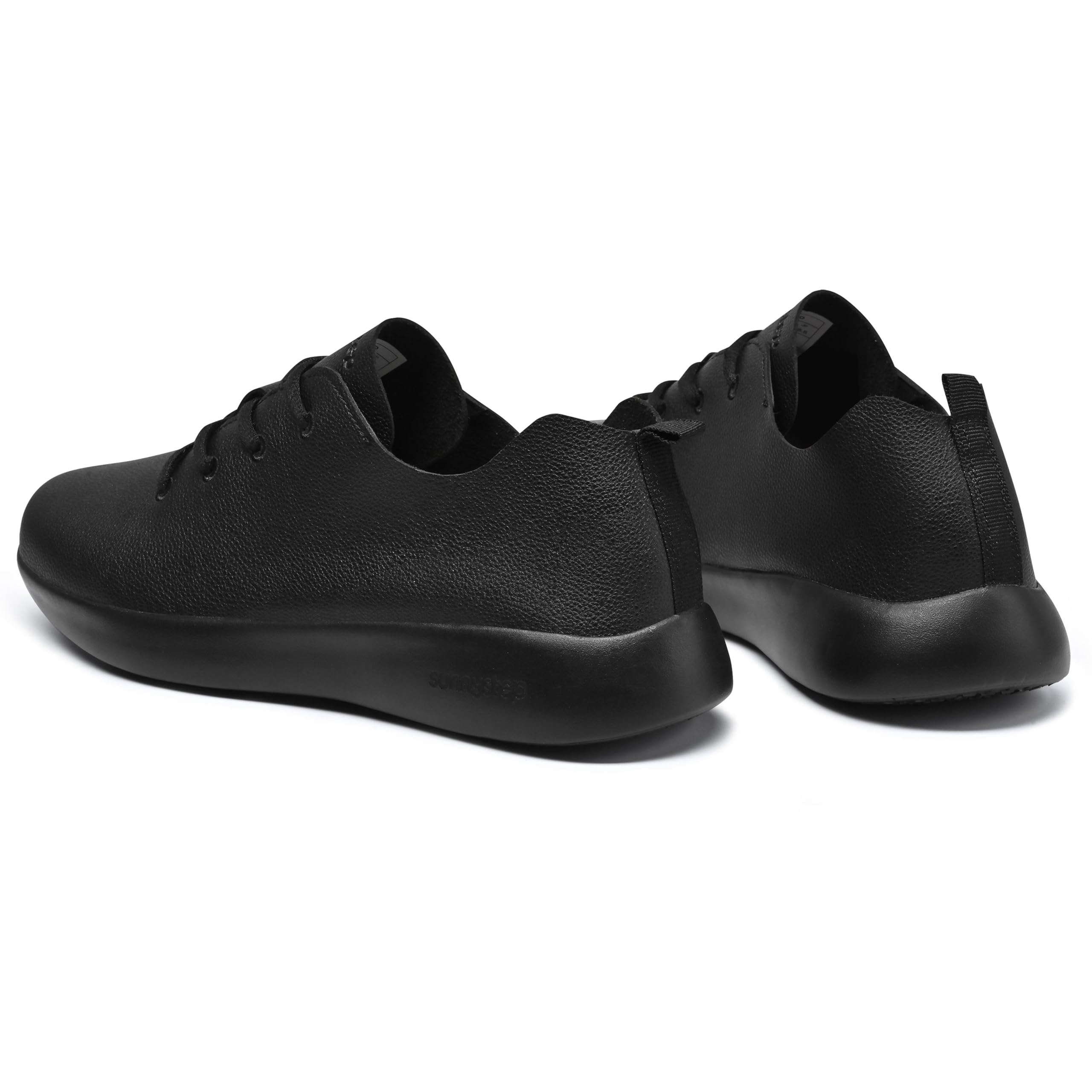 Balance Runner Comfortable Leather Sneakers for Women & Men | Non-Slip Arch Support Walking Shoes | Casual & Work Shoes | Fashion Sneakers for Office & Daily Wear | Black, White, Tan Running Shoes | Perfect for Walking, Working & All-Day Comfort