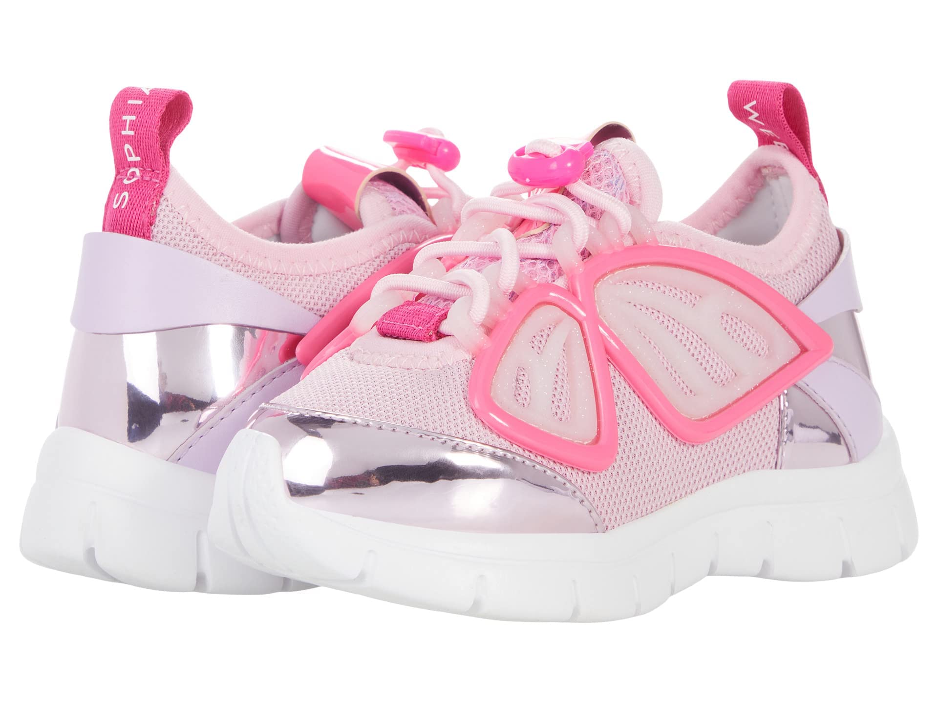 Sophia Webster Girls Fly-by Sneaker - Toddler & Little Kid Fashion Sneakers for Playdates, School & Everyday Wear