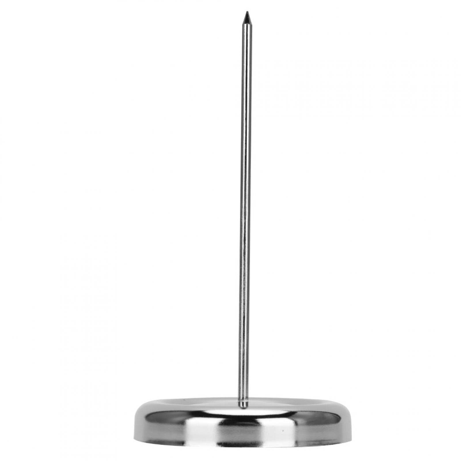 Stainless Steel Restaurant Receipt Holder - Bill Spike, Memo & Check Holder for Cashiers, Waiters (Perfect for Restaurants, Cafes, Retail Stores & Office Use)