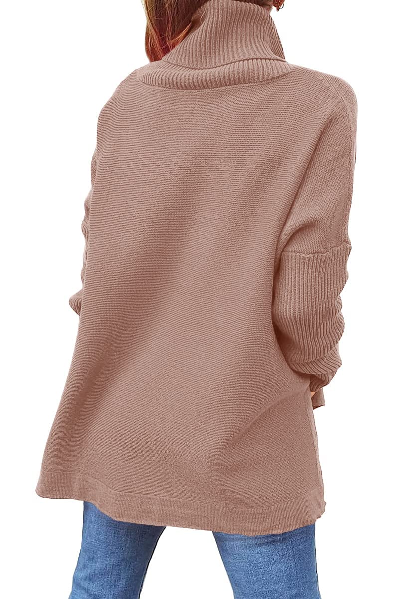 EFAN Women's Oversized Turtleneck Sweater - Soft Winter Pullover Long Sleeve Tunic Top for Fall & Winter Fashion (2025) | Cozy Office Wear, Casual Outfits & Holiday Layering