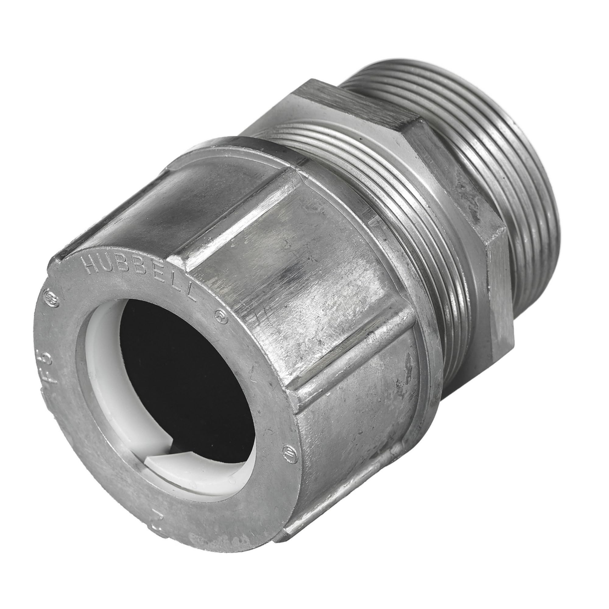Hubbell SHC1067 Kellems Aluminum Wire Management Cord Connector - Straight Male, 2