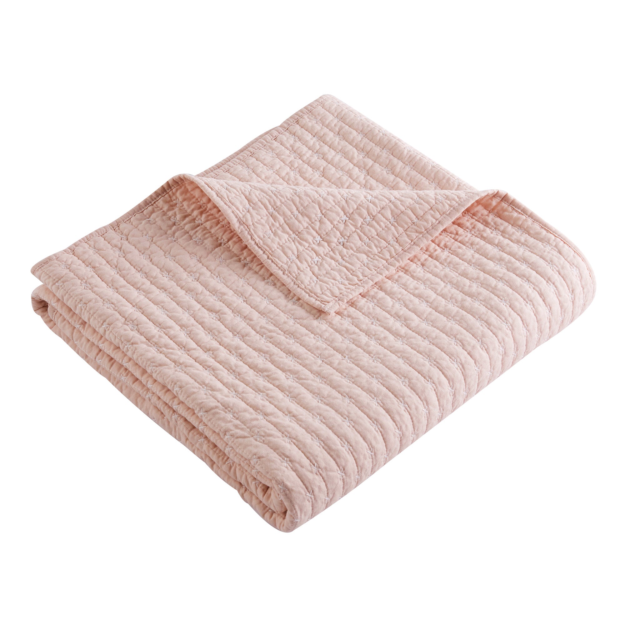 Handmade Cross Stitch Quilted Throw Blanket - Cozy Soft Bedspread for Sofa, Bed & Couch - Perfect for Winter Warmth, Home Decor & Gift Giving