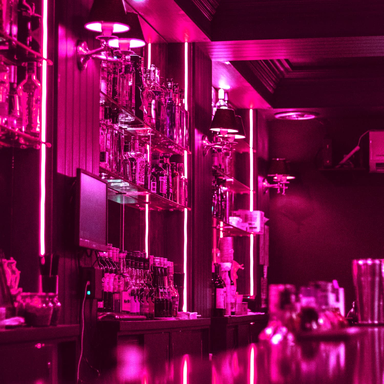 16.4ft LED Neon Lights - IP65 Waterproof Flexible Neon Strip Lights, 12V LED Rope Lights for Bedroom, Living Room & Outdoor Decor (Pink) - Perfect for Party, Wedding, Bar, and Home Lighting