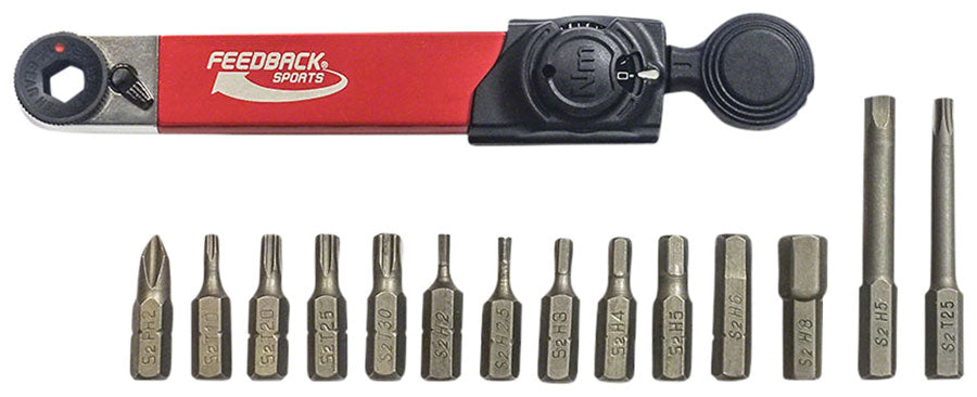 Feedback Sports Range Torque + Ratchet Wrench Set - Precision Bike Repair Tool Kit for Cycling Maintenance - Perfect for Home Mechanics & Professional Bike Shops