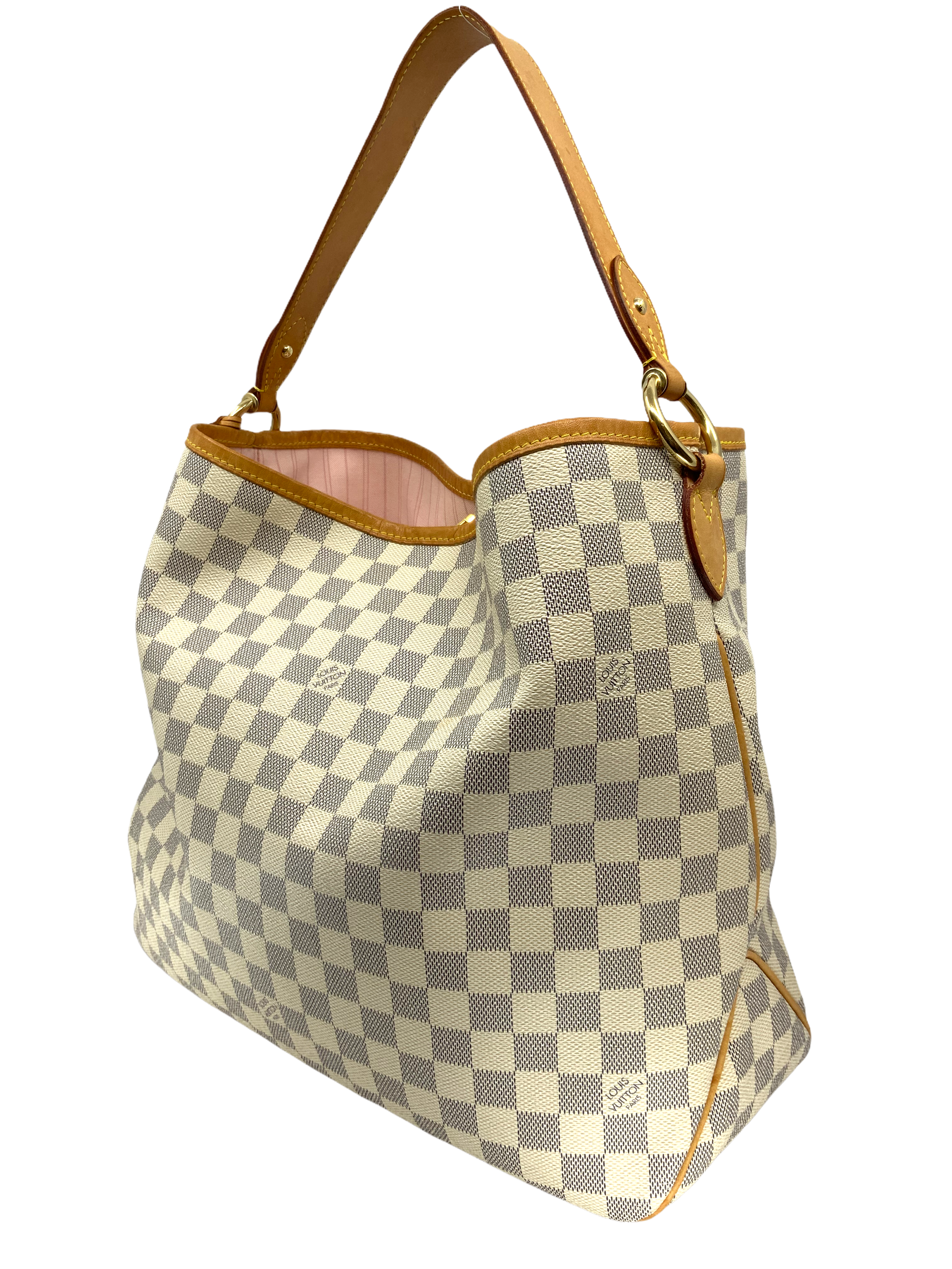 Authentic Louis Vuitton Damier Azur Canvas Delightful NM MM Handbag - Luxury Tote for Women, Perfect for Work, Travel & Everyday Use