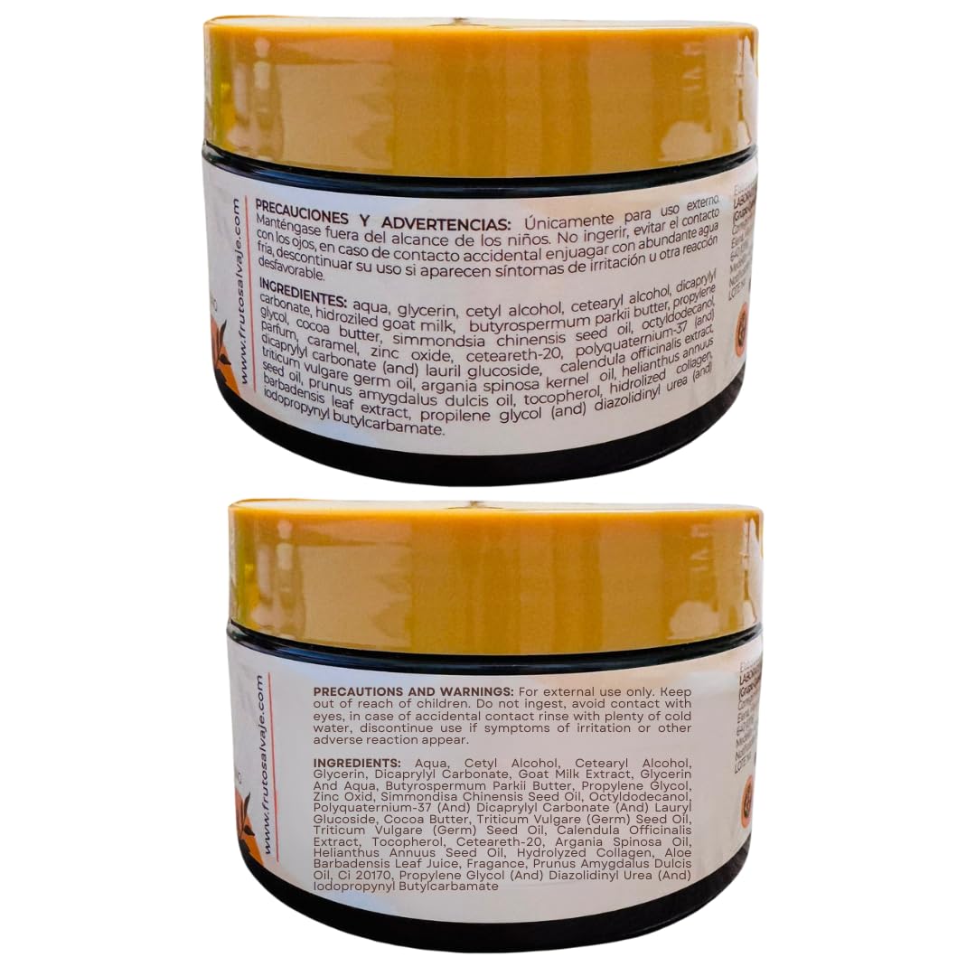 Fruto Salvaje 3-Piece Body Care Set: 300g Seed Party Body Scrub + 200g Mulata Body Mask + 200g Ivory Butter Body Moisturizer for Dry Skin - Exfoliating & Hydrating Skincare Routine for Spa Day & Self-Care